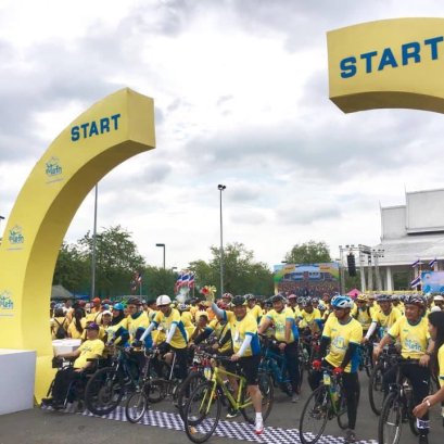 หอการค้าจังหวัดฉะเชิงเทรา ร่วมกิจกรรม Bike อุ่นไอรัก จังหวัดฉะเชิงเทรา 