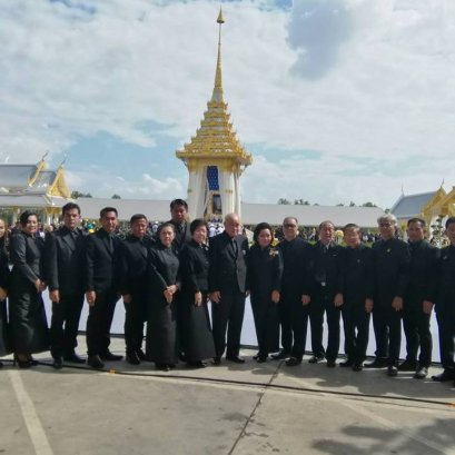 หอการค้าจังหวัดฉะเชิงเทรา ร่วมพิธีถวายพระเพลิงพระบรมศพพระบาทสมเด็จพระปรมินทรมหาภูมิพลอดุลยเดชบรมนาถบพิตร