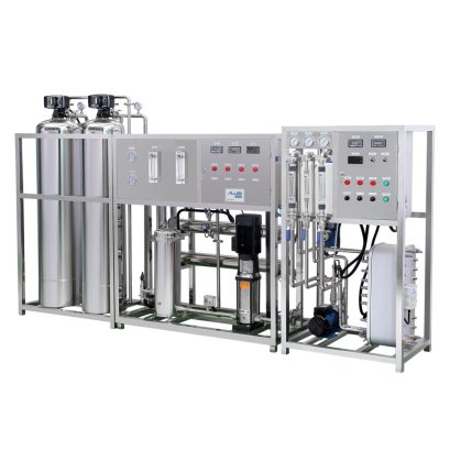 เครื่องกรองน้ำบริสุทธฺ์/เครื่องบำบัดน้ำ ARO- Two stage RO water treatment+EDI system