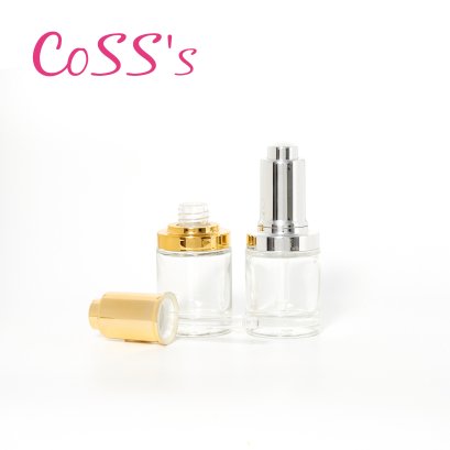 ขวดแก้วใส ดรอปเปอร์ V