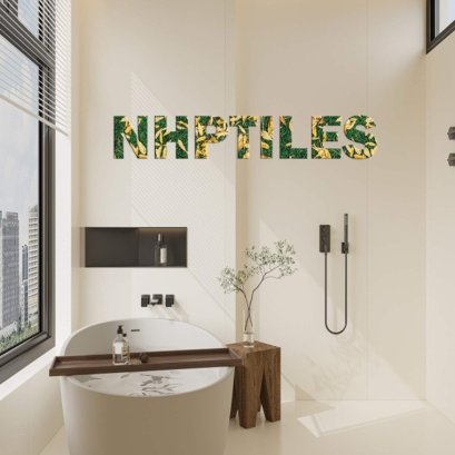 กระเบื้องโทนสีเรียบ ปูพื้นผนัง 90x180_cm_กระเบื้อง_ozone_cream_urtiles.jpg