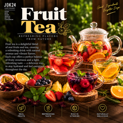 Fruit Tea  Natural Refreshment in Every Sip