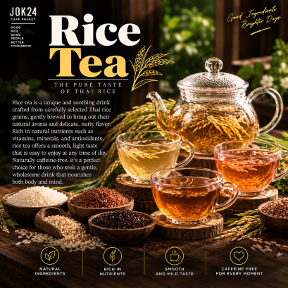 Rice Tea  The Warm Aroma from Thai Rice Grains