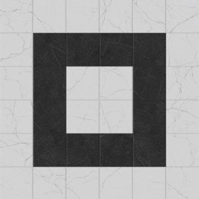 กระเบื้องปูพื้น 16x16 / 40x40cm sosuco โอเทลโล่ - ขาว (M)