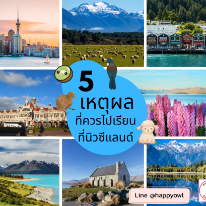 5 เหตุผลที่ควรไปเรียนต่อที่นิวซีแลนด์