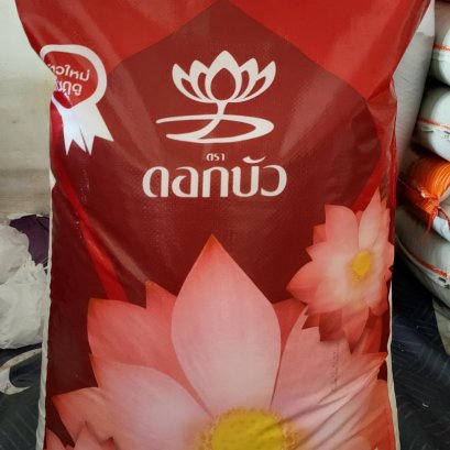 ข้าวหอมมะลิใหม่ ตราดอกบัวตงฮั้ว 45 kg.