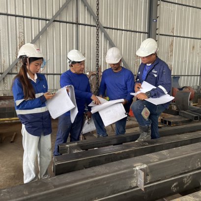 ผลิตโครงสร้างเหล็ก