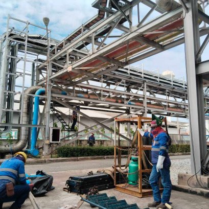 New Steam Pipeline Ratch Pathana Energy PCL