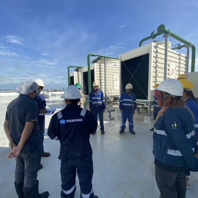 กระบวนการติดตั้งคูลลิ่งทาวเวอร์ TAKACHIHO