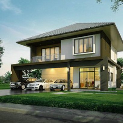 งานก่อสร้าง - โครงการหมู่บ้าน H Cape เฟส1