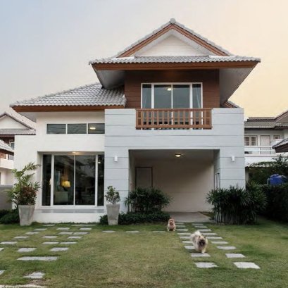 งานก่อสร้างบ้านเดี่ยว 2 ชั้น