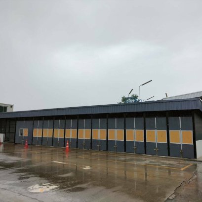 งานออกแบบก่อสร้าง โรงคัดแยกขยะของโรงงานยำยำ