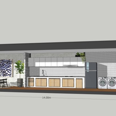 งานออกแบบต่อเติมครัว