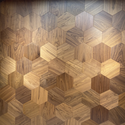 Hexagon Heritage Artisan Wood Ceiling