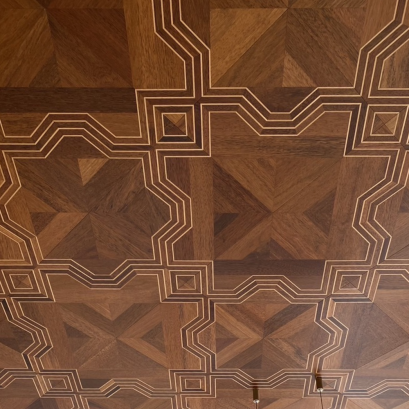 Palace Elegance Artisan Wood Ceiling