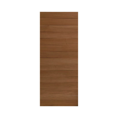 Hardwood Door Interior Horizontal Modern Walnut
