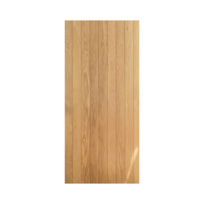 Hardwood Door Interior Modern Vertical Natural