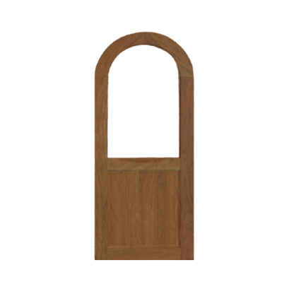 Hardwood Door Interior Spanish 1 panel Walnut