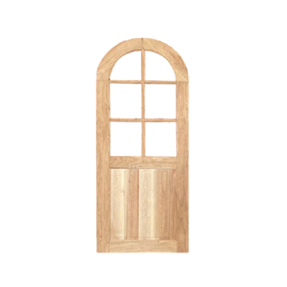 Hardwood Door Interior Spanish 6 Panel Natural