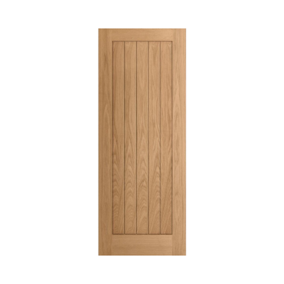 Hardwood Door Interior Vertical line Natural