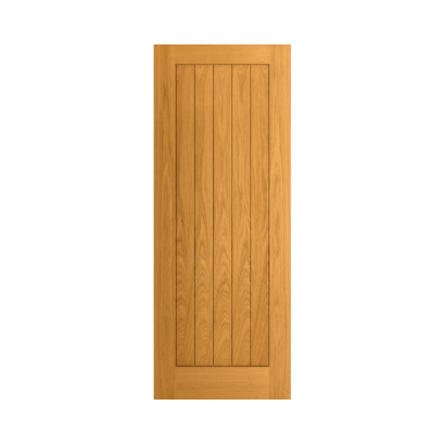 Hardwood Door Interior Vertical line Teak