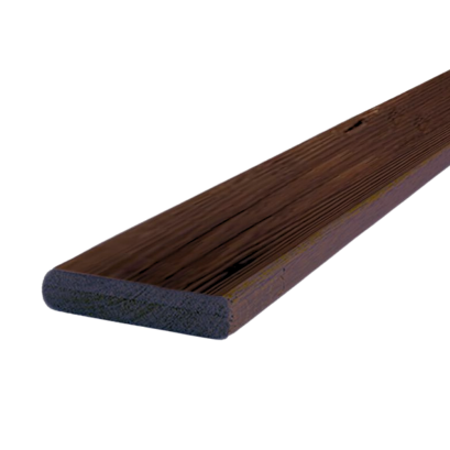 ไม้รั้ว ฮาร์ดวู้ด หัวตัด สีเวงเก้ ไม่พิมพ์ลาย กันปลวก