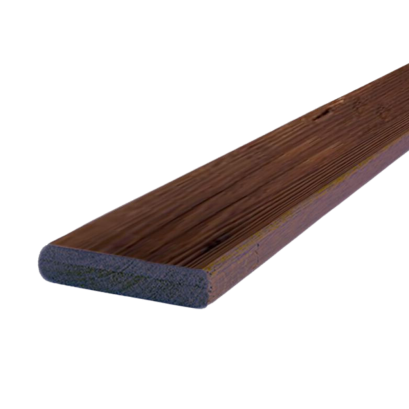 ไม้รั้ว ฮาร์ดวู้ด หัวตัดลบมุม 45 สีเวงเก้ พิมพ์ลาย อบ กันปลวก