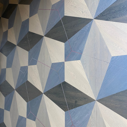 Artisan Wood Floor Hummingbird Wing