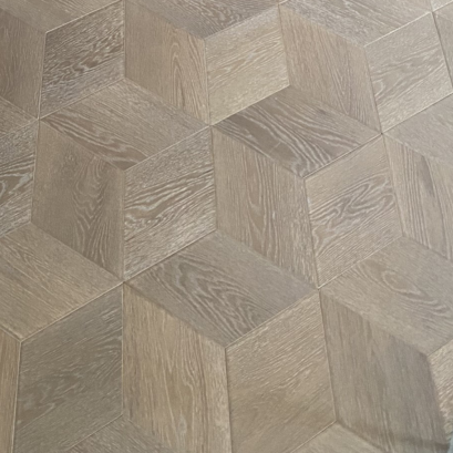 Artisan Wood Floor Rhombus Radiance