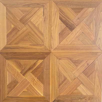 Wood Patterns Rome Artisan Wood Floor พื้นไม้จริง งานคราฟต์รูปทรงเรขาคณิตสุดประณีต