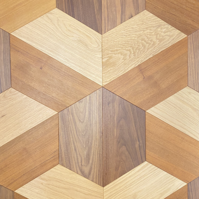 Artisan Wood Floor Trapeze Regal