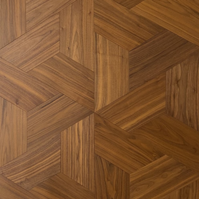 Artisan Wood Floor Trapeze Treasure