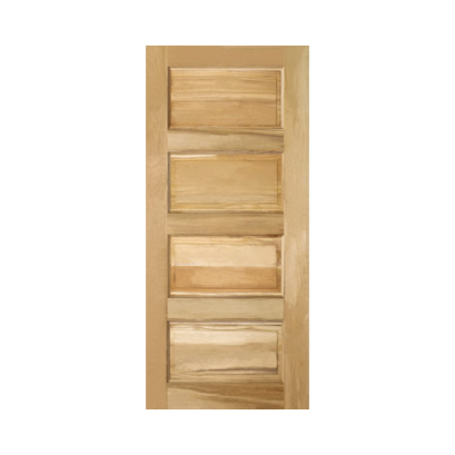 ประตูเรดวู้ด 4 ฟักตรง โมเดิร์น ขอบ 5