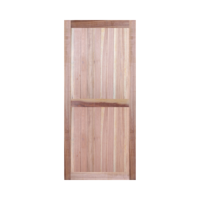 ประตู ไม้เนื้อแข็ง สายฝนคาดเอว ขอบ 3 AAA