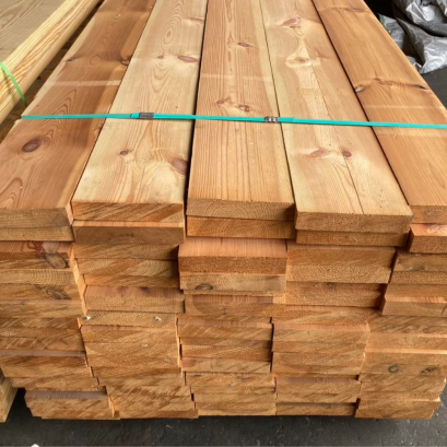 ไม้สนเรดวู้ด ไส 4 หน้า อบ Grade NO 1-5 2x4x3.0 (40mm.x95mm.)