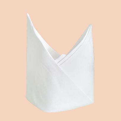 ผ้าแนปกิ้น ขนาด 22&quot;x22&quot; ขาว