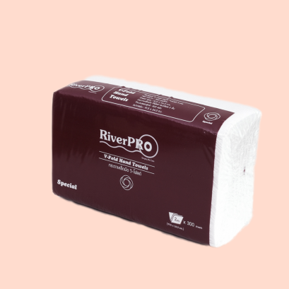 กระดาษเช็ดมือ River Pros สีขาว