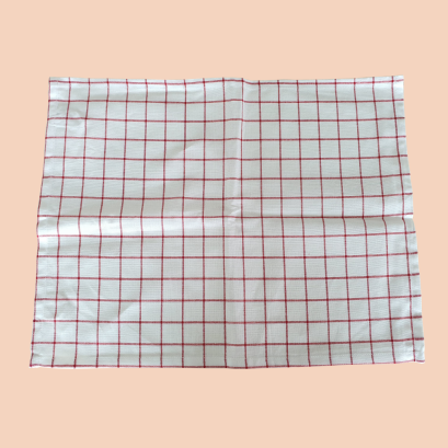 ผ้าเช็ดจานลายตาราง 15&quot;x20&quot;