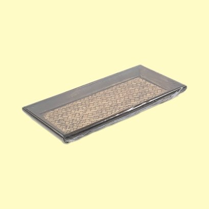 ถาดรองแก้ว บัวหงาย ขนาด 5&quot;x10&quot;