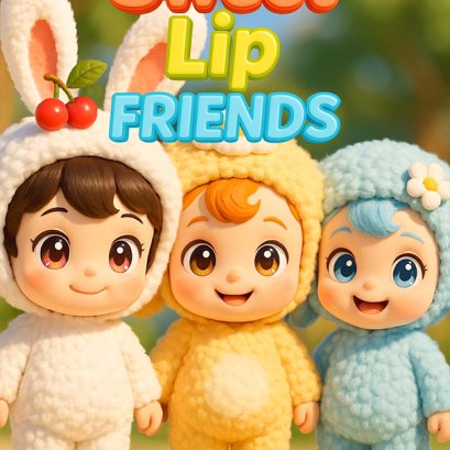 3D Animation : Sweet Lip Friends