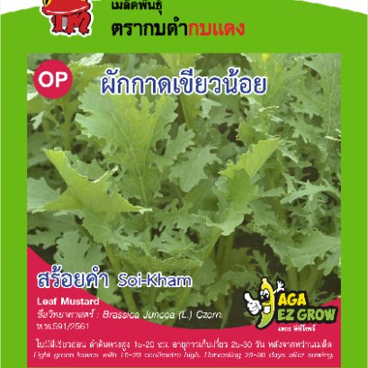 ผักกาดเขียวน้อย สร้อยคำ ซ.5 g.