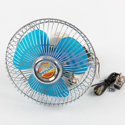 พัดลมติดรถ 24V แกนเหล็ก 6"