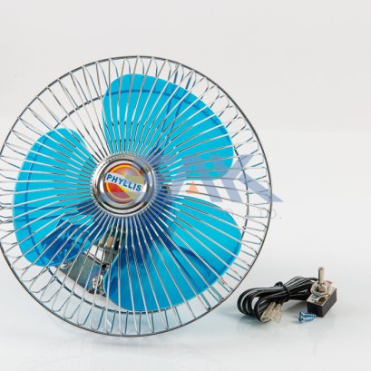 พัดลมติดรถ 24V แกนเหล็ก 8" PHYLLIS