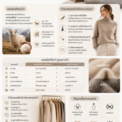 ทำไม แคชเมียร์ ถึงเป็นผ้าที่คนรักแฟชั่นทั่วโลกหลงรัก?