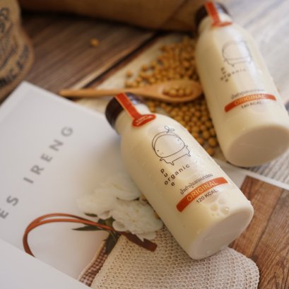 ข้อมูลโภชนาการ "Pure" Organic Soymilk