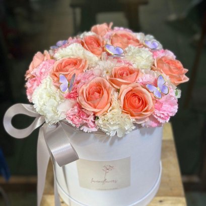 [Artificial] CarnaRose Flower Box