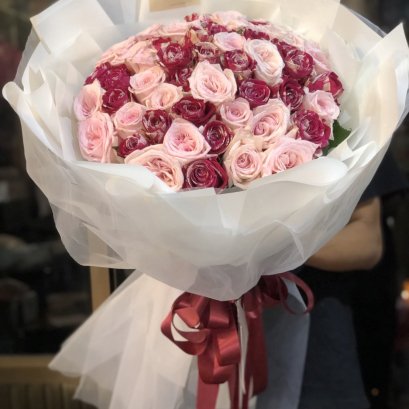 60 rare color roses bouquet