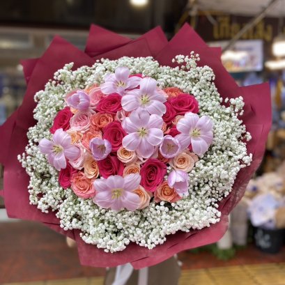 Shades of Majenta Ombre XL Bouquet