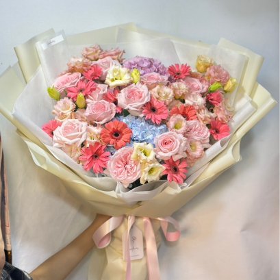 XL Mix Colorful Flowers Bouquet