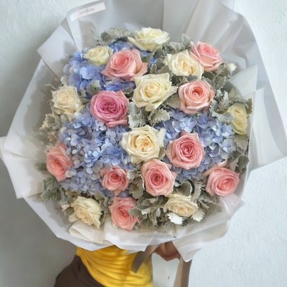 Hydrangea Pinkish Rose XL Bouquet